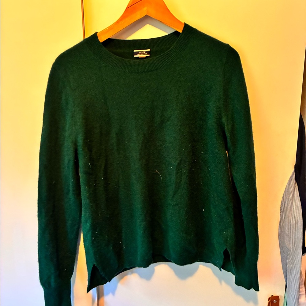 Cashmere J Crew crew neck sweater
